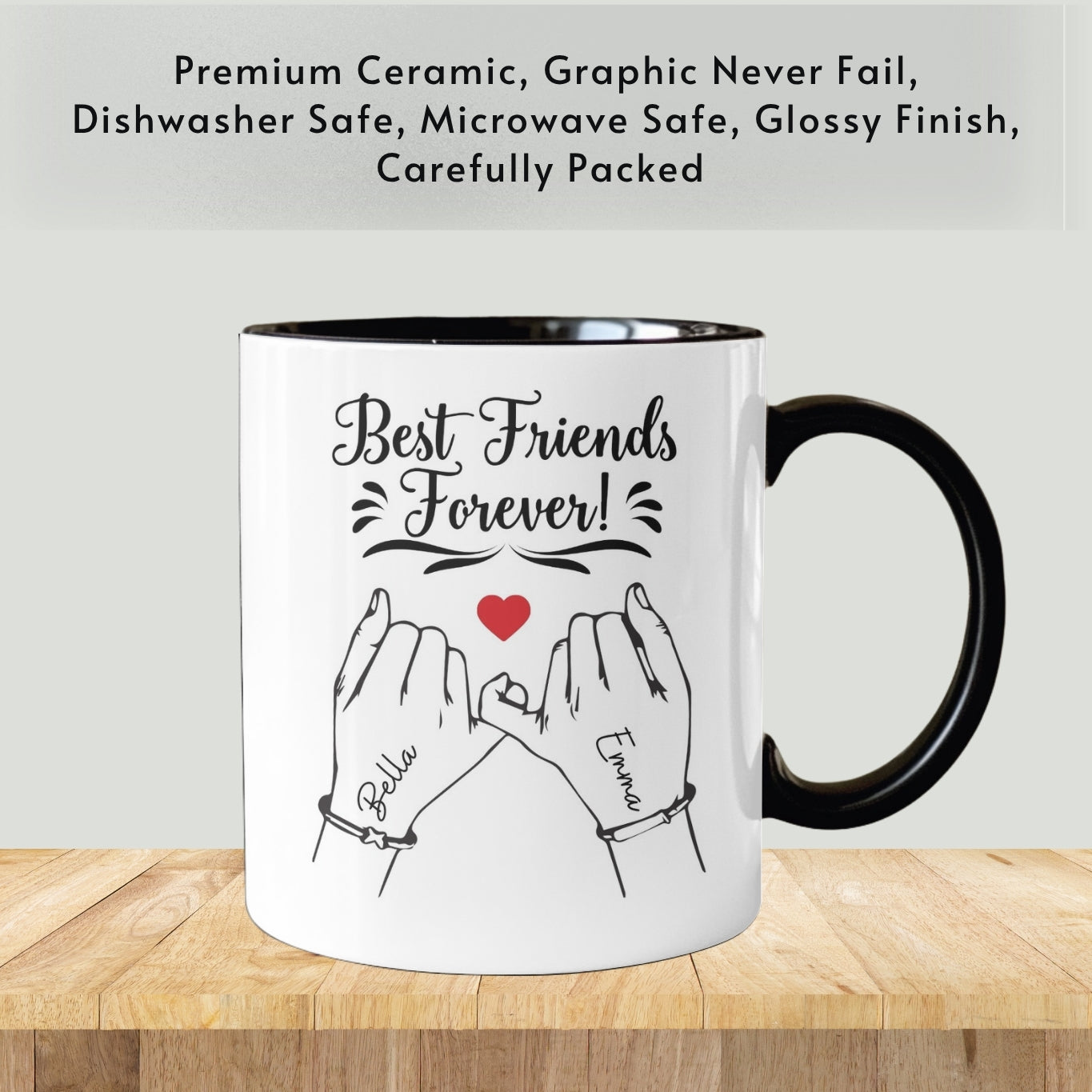 Personalized Best Friend mug, Best Friend Gift, Christmas gift for best friend, Best Friend Coffee Mug, Friendship Gifts