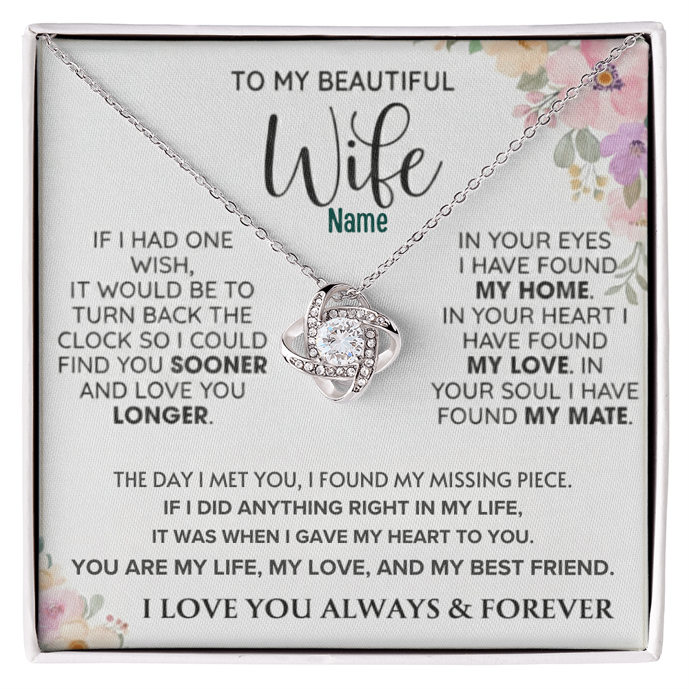 To My Gorgeous Wife — A Necklace That Says Everything My Heart Feels 📍